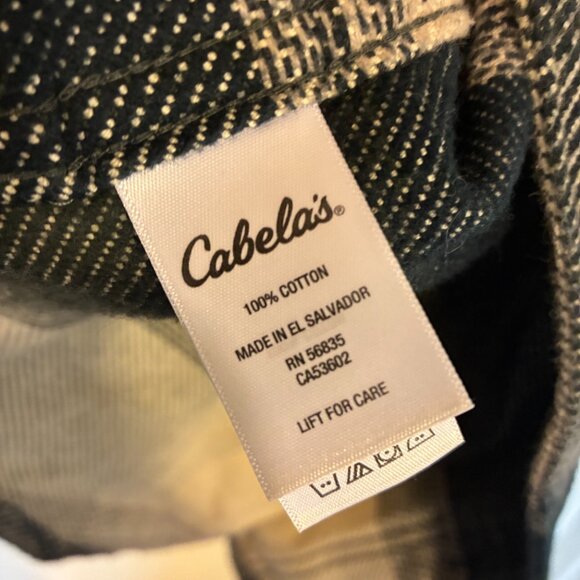 Cabela’s Outer Cotton Flannel Shirt – Size L Regular | Rugged Comfort & Classic - Picture 6 of 6